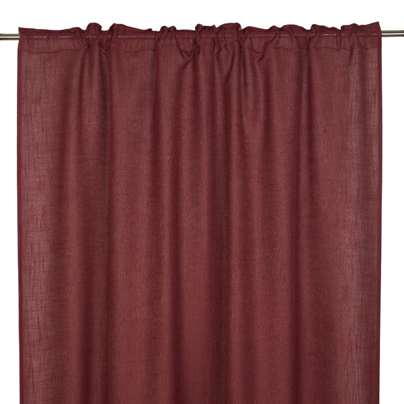 Fondaco Brooklyn Gardinlängder Multiband Röd 2x140x280 cm