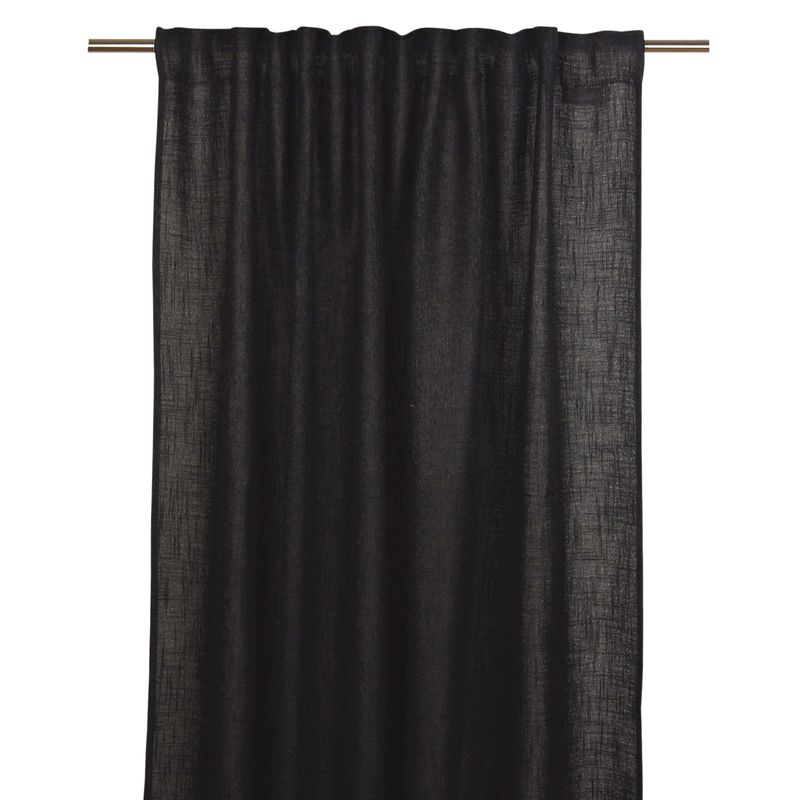 Fondaco Brooklyn Gardinlängder Multiband Svart 2x140x280 cm