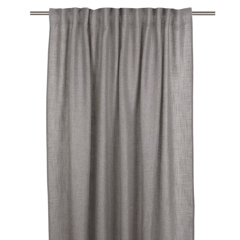 Fondaco Brooklyn Stålgrå Gardinlängder Multiband 2x140x280 cm