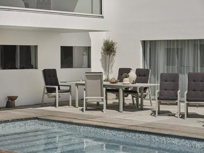 Brafab Lomma Förlängningsbart Matbord 100x194-312 cm Ljusgrå