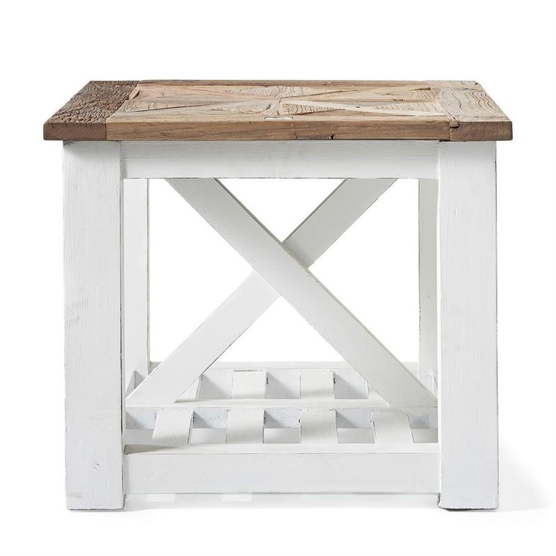 Riviera Maison Chateau Chassigny sidobord 60x60 cm brun