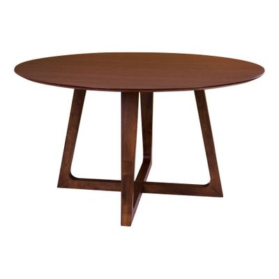 House Nordic Hellerup runt matbord, Brun 137 x 76 cm
