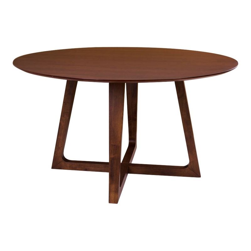 House Nordic Hellerup runt matbord, Brun 137 x 76 cm