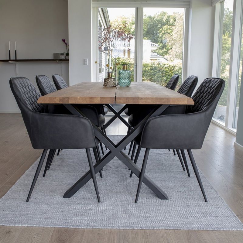 House Nordic Toulon matbord M, Natur 95 x 200 x 75 cm
