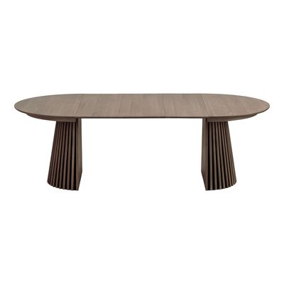 House Nordic Osaka 240 cm runt matbord utdragbart, Smoked