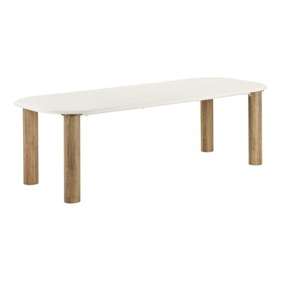 House Nordic Fondi Matbord - Cementlook, sand/brun, 100x240x76 cm