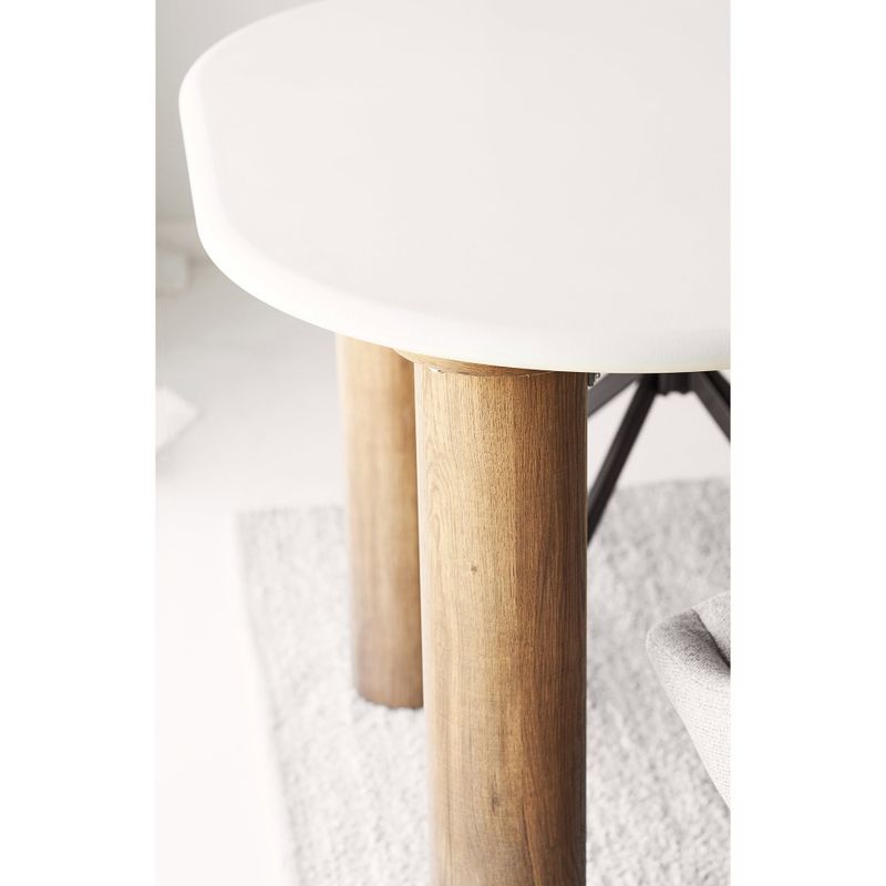 House Nordic Fondi Matbord - Cementlook, sand/brun, 100x240x76 cm