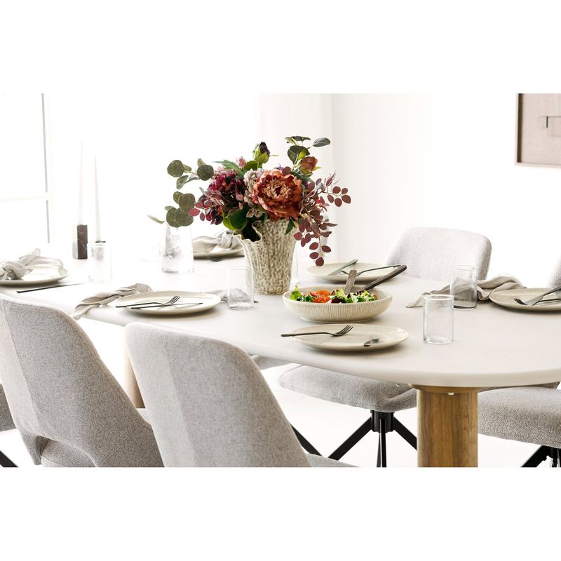 House Nordic Fondi Matbord - Cementlook, sand/brun, 100x240x76 cm