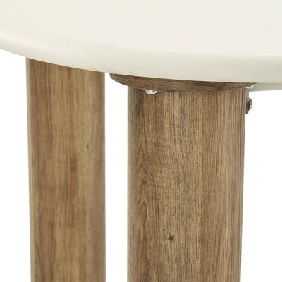 House Nordic Fondi Matbord - Cementlook, sand/brun, 100x240x76 cm