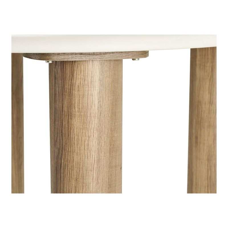 House Nordic Fondi Matbord - Cementlook, sand/brun, ø120x76 cm