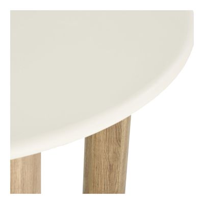 House Nordic Fondi Matbord - Cementlook, sand/brun, ø120x76 cm