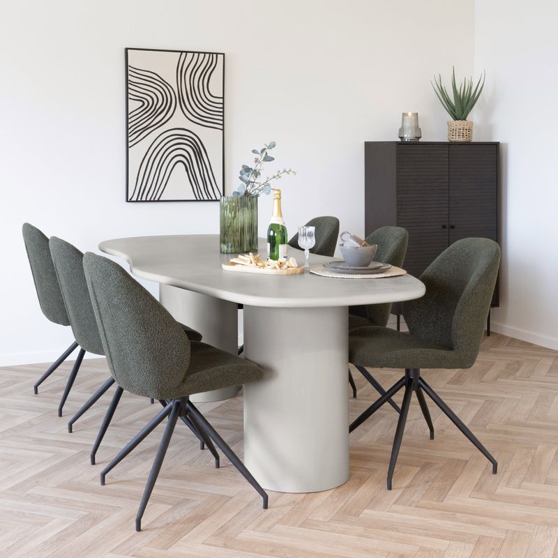 House Nordic Maranola matbord M, Beige 96 x 200 x 76 cm