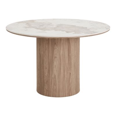 House Nordic Athens matbord runt M, Vit 120 x 76 cm