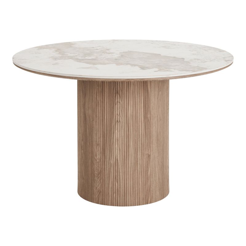 House Nordic Athens matbord runt M, Vit 120 x 76 cm