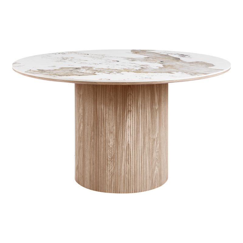 House Nordic Athens matbord runt L, Vit ø140 x 76 cm