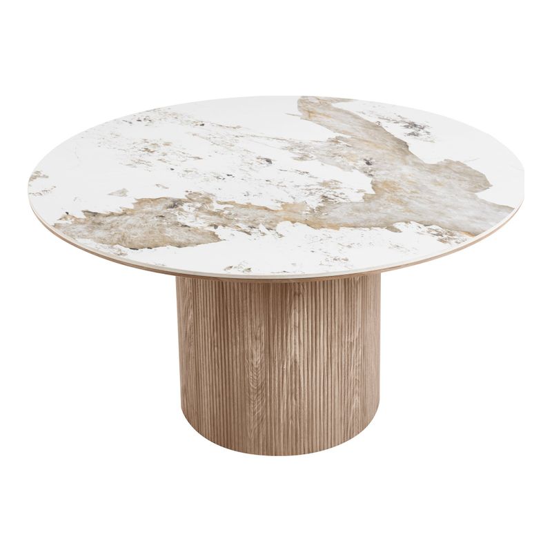 House Nordic Athens matbord runt L, Vit ø140 x 76 cm