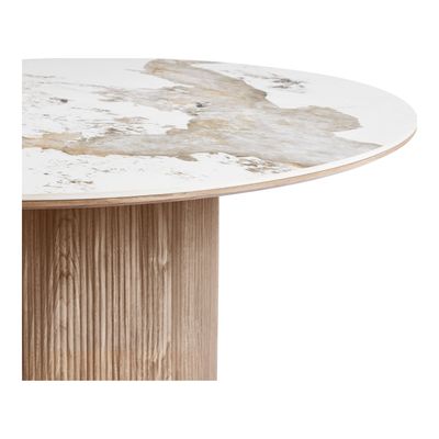 House Nordic Athens matbord runt L, Vit ø140 x 76 cm
