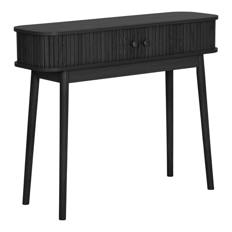 House Nordic Nikko Konsolbord - 2 dörrar, svart, 100x30x80 cm
