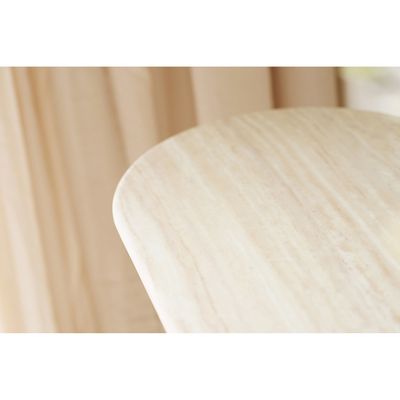 House Nordic Larvik Konsolbord - Granit/askfaner, natur/benvit, 130x40x78 cm