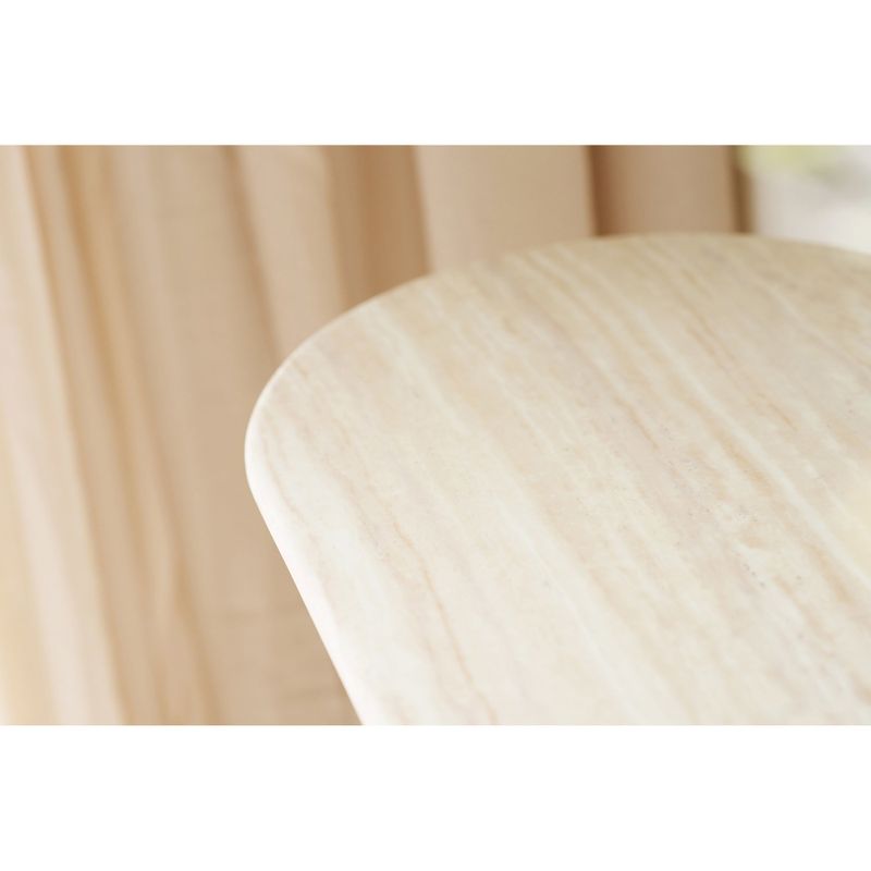 House Nordic Larvik Konsolbord - Granit/askfaner, natur/benvit, 130x40x78 cm