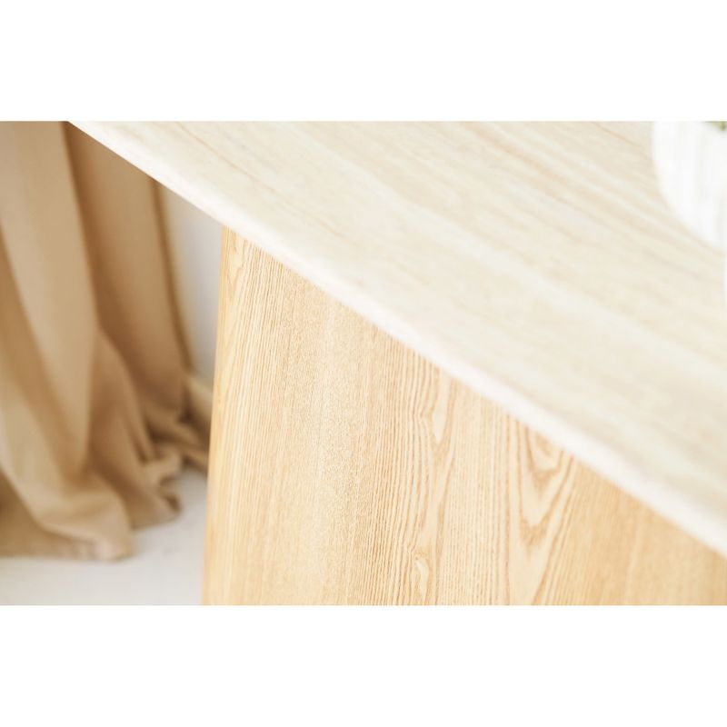House Nordic Larvik Konsolbord - Granit/askfaner, natur/benvit, 130x40x78 cm