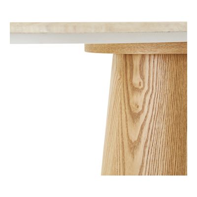 House Nordic Larvik Konsolbord - Granit/askfaner, natur/benvit, 130x40x78 cm