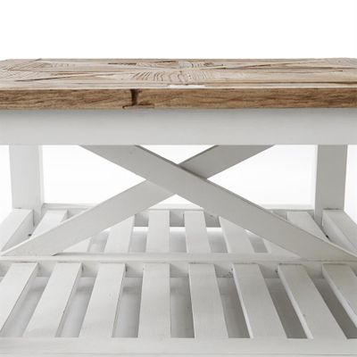 Riviera Maison Chateau Chassigny soffbord 90x90 cm brun