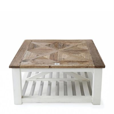 Riviera Maison Chateau Chassigny soffbord 90x90 cm brun