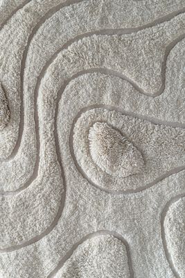Fondaco Viggo Matta Beige 90x110 cm