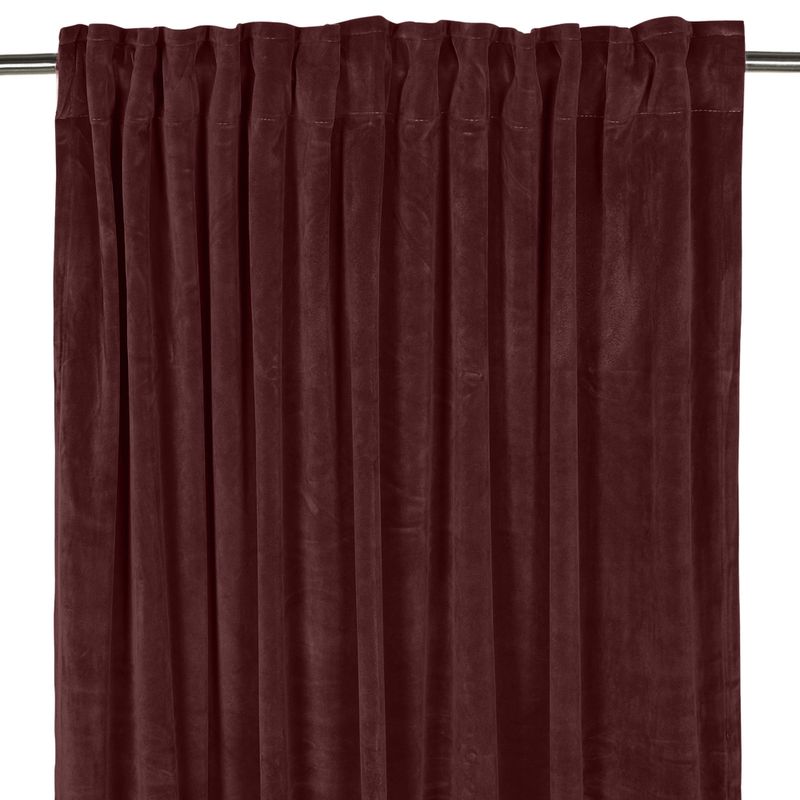 Fondaco Esther Gardinlängder Multiband Vinröd 2x135x300 cm