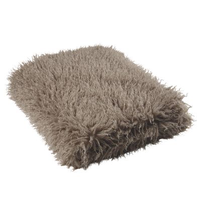 Fondaco Curly Pläd Sand 120x150 cm