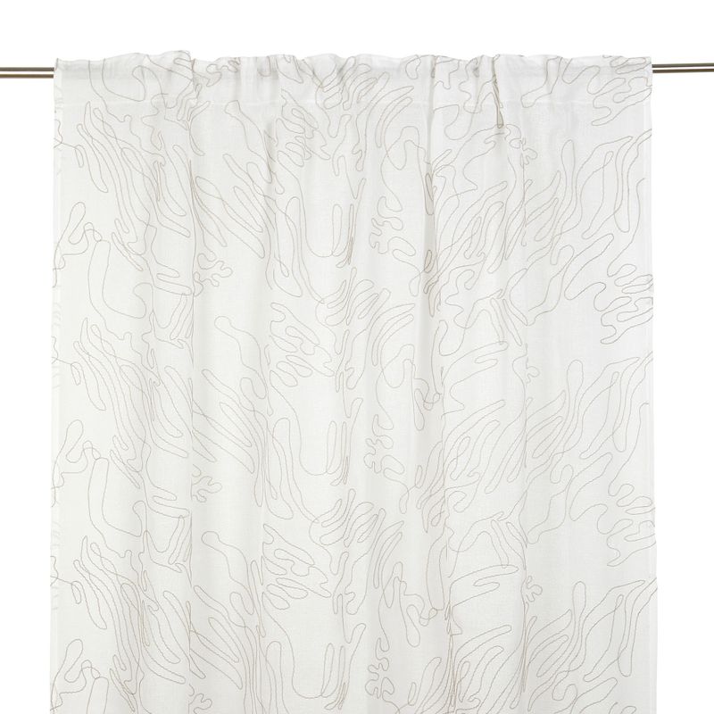 Fondaco Denise Gardinlängd Multiband Offwhite 1x280x300 cm