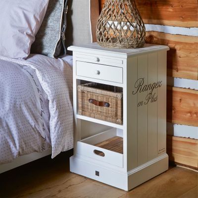 Riviera Maison Rangez en Plus sängbord vit
