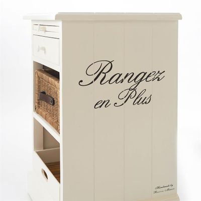 Riviera Maison Rangez en Plus sängbord vit