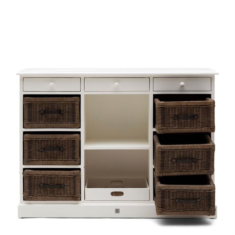 Riviera Maison Rangez en Plus skänk 114x40 cm vit