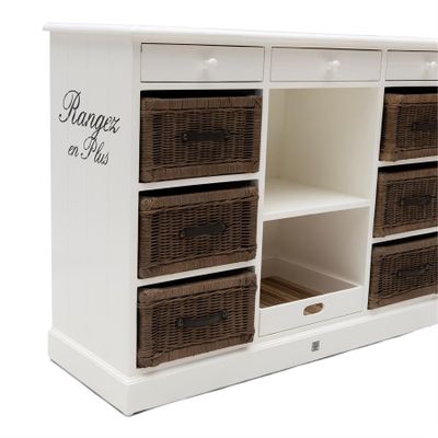 Riviera Maison Rangez en Plus skänk 114x40 cm vit