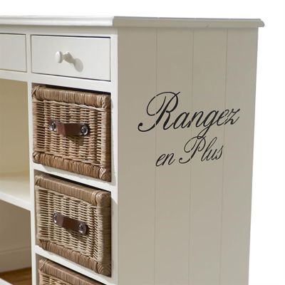 Riviera Maison Rangez en Plus skänk 114x40 cm vit