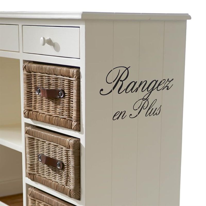 Riviera Maison Rangez en Plus skänk 114x40 cm vit