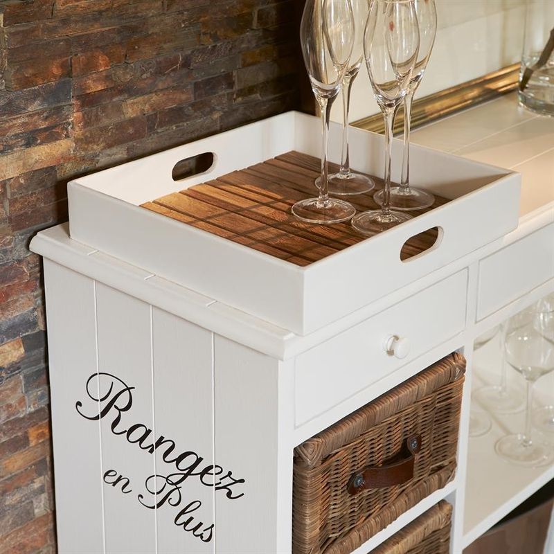 Riviera Maison Rangez en Plus skänk 114x40 cm vit