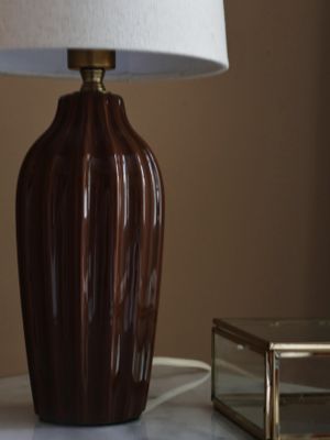 PR Home Lyon bordslampa 39 cm Brun 39 cm