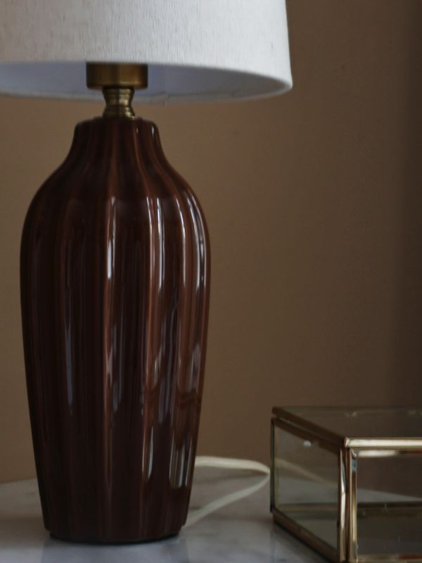 PR Home Lyon bordslampa 39 cm Brun 39 cm