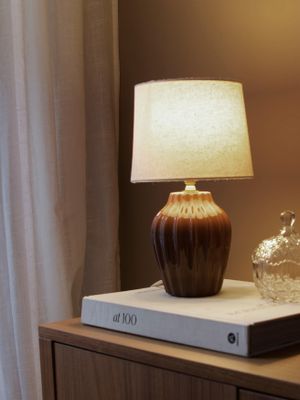 PR Home Lyon bordslampa 31 cm Brun 31.5 cm