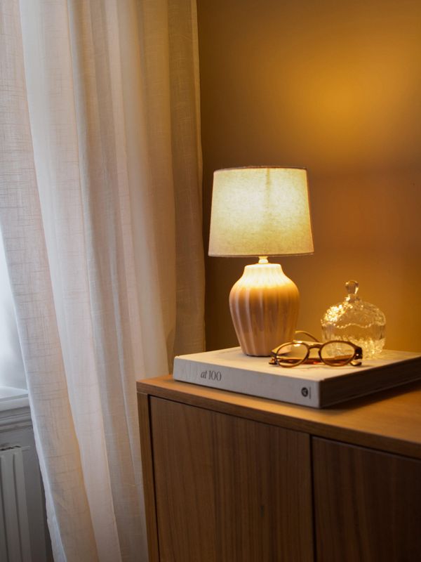 PR Home Lyon bordslampa 31 cm Ljus rosa 31.5 cm