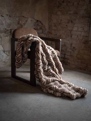 Fondaco Zander Pläd Brun 120x150 cm