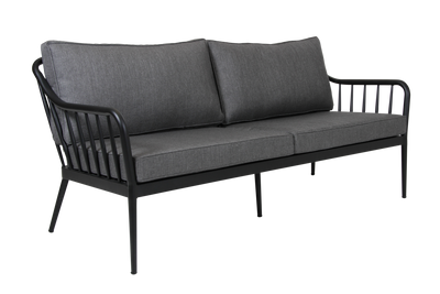 Brafab Coleville 2,5-seater Soffa Svart/Grå