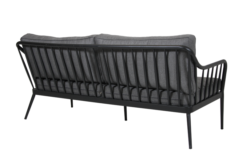 Brafab Coleville 2,5-seater Soffa Svart/Grå