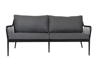 Brafab Coleville 2,5-seater Soffa Svart/Grå