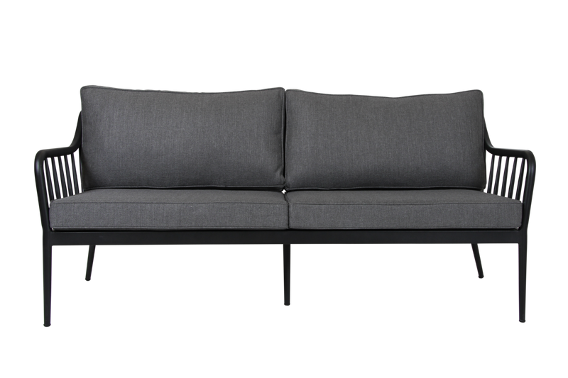 Brafab Coleville 2,5-seater Soffa Svart/Grå