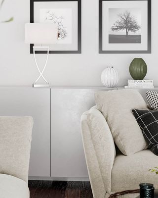 By Rydéns Omega bordslampa H52 cm vit