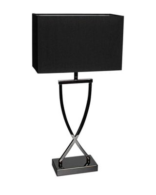 By Rydéns Omega bordslampa H52 cm svartkrom